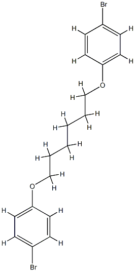 1,6-BIS(4-BROMOPHENOXY)HEXANE 结构式