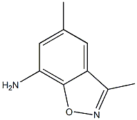 1,2-Benzisoxazol-7-amine,3,5-dimethyl-(9CI) 结构式