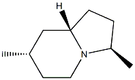 Indolizine, octahydro-3,7-dimethyl-, (3R,7S,8aS)-rel- (9CI) 结构式