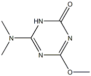 1,3,5-Triazin-2(1H)-one,4-(dimethylamino)-6-methoxy-(9CI) 结构式