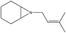 7-Azabicyclo[4.1.0]heptane,7-(3-methyl-2-butenyl)-(9CI) 结构式