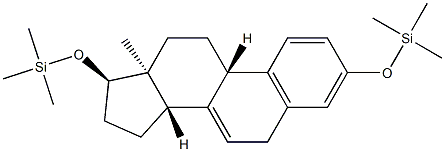 3,17α-Bis(trimethylsiloxy)-1,3,5(10),7-estratetrene 结构式