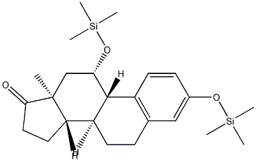 3,11β-Bis(trimethylsiloxy)-1,3,5(10)-estratrien-17-one 结构式