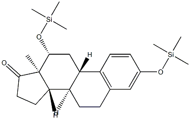 3,12β-Bis(trimethylsiloxy)-1,3,5(10)-estratrien-17-one 结构式