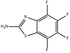 2-Benzothiazolamine,4,5,6,7-tetrafluoro-(9CI) 结构式