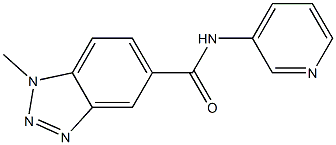 1H-Benzotriazole-5-carboxamide,1-methyl-N-3-pyridinyl-(9CI) 结构式