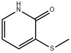 2(1H)-Pyridinone,3-(methylthio)-(9CI) 结构式