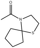 1-Thia-4-azaspiro[4.4]nonane,4-acetyl-(7CI,8CI,9CI) 结构式