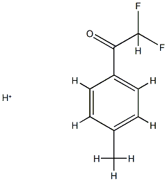 Ethanone,  2,2-difluoro-1-(4-methylphenyl)-,  conjugate  acid  (9CI) 结构式