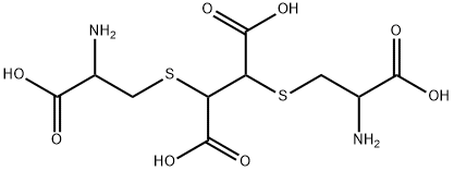 2,3-dimercaptosuccinic acid-cysteine (1-2) mixed disulfide 结构式