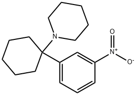 3-nitrophencyclidine 结构式