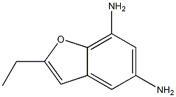 5,7-Benzofurandiamine,2-ethyl-(9CI) 结构式