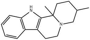 3,12-dimethyloctahydroindol-(2,3-a)quinolizine 结构式