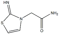 3(2H)-Thiazoleacetamide,2-imino-(9CI) 结构式