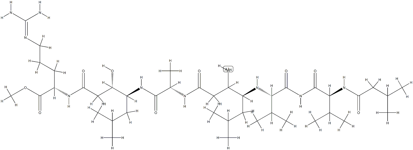 pepstatyl-arginine methyl ester 结构式