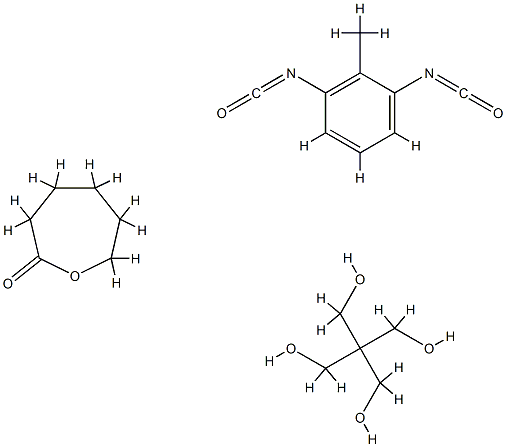 CAPROLACTONE-PENTAERYTHRITOL-TDI COPOLYMER) 结构式