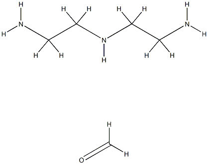 DIETHYLENETRIAMINE-FORMALDEHYDE POLYMER, BENZYLATED 结构式