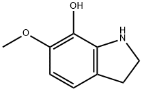 1H-Indol-7-ol,2,3-dihydro-6-methoxy-(9CI) 结构式