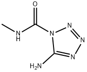 1H-Tetrazole-1-carboxamide,5-amino-N-methyl-(9CI) 结构式