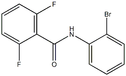 N-(2-bromophenyl)-2,6-difluorobenzamide 结构式