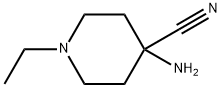 4-Piperidinecarbonitrile,4-amino-1-ethyl-(9CI) 结构式
