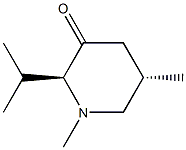 3-Piperidinone,1,5-dimethyl-2-(1-methylethyl)-,(2R,5R)-rel-(9CI) 结构式