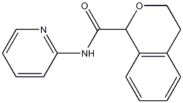 1H-2-Benzopyran-1-carboxamide,3,4-dihydro-N-2-pyridinyl-(9CI) 结构式