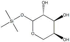 L-Arabinopyranose,1-O-(trimethylsilyl)-(9CI) 结构式