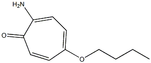 2,4,6-Cycloheptatrien-1-one,2-amino-5-butoxy-(9CI) 结构式