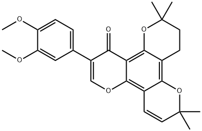 ISOPOMIFERIN, DIMETHYL ETHER 结构式