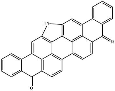 5H-Dibenzo[2,3:10,11]piceno[12,13,14,1-bcdefgh]carbazole-5,10(16H)-dione 结构式