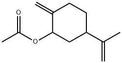 CISANDTRANS-PARA-1(7)8-MENTHADIEN-2-YLACETATE 结构式