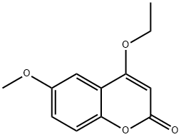 2H-1-Benzopyran-2-one,4-ethoxy-6-methoxy-(9CI) 结构式