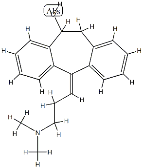 AMITRIPTYLINE METABOLITE  (+/-)- 结构式