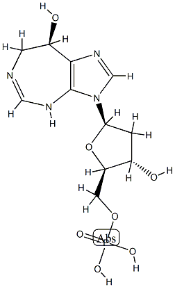 2'-deoxycoformycin 5'-phosphate 结构式