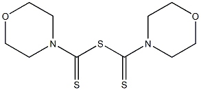 Bis(morpholine-4-thiocarboxylic)thioanhydride 结构式