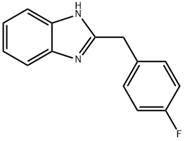 2-(4-氟苄基)-1H-苯并[D]咪唑 结构式
