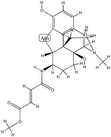 Oxymorphone fumarate methyl ester  结构式