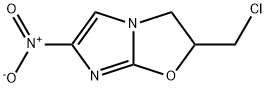 2-Chloromethyl-6-nitro-dihydroimidazooxazole 结构式
