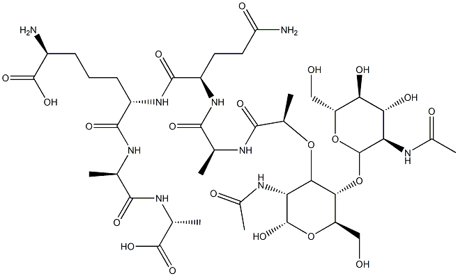 peptidoglycan monomer 结构式