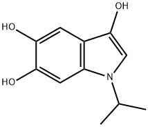 1H-Indole-3,5,6-triol,1-(1-methylethyl)-(9CI) 结构式