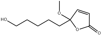 2(5H)-Furanone,5-(5-hydroxypentyl)-5-methoxy-(9CI) 结构式