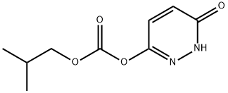 Carbonic acid 1,6-dihydro-6-oxopyridazin-3-yl=2-methylpropyl ester 结构式