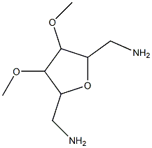 D-Glucitol, 1,6-diamino-2,5-anhydro-1,6-dideoxy-3,4-di-O-methyl- (9CI) 结构式