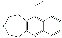 1H-Azepino[4,5-b]quinoline,11-ethyl-2,3,4,5-tetrahydro-(9CI) 结构式
