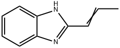 1H-Benzimidazole,2-(1-propenyl)-(9CI) 结构式