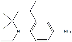 6-Quinolinamine,1-ethyl-1,2,3,4-tetrahydro-2,2,4-trimethyl-(9CI) 结构式