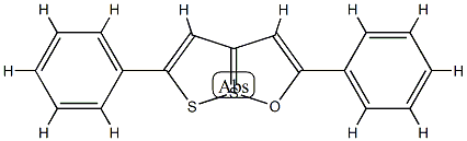 2,5-Diphenyl[1,2]dithiolo[1,5-b][1,2]oxathiole-7-SIV 结构式