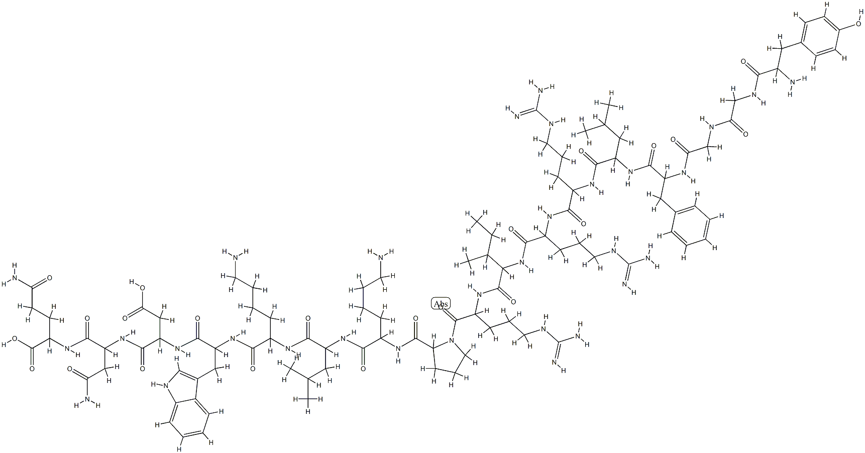 Dynorphins 结构式