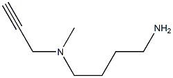 1,4-Butanediamine,N-methyl-N-2-propynyl-(9CI) 结构式